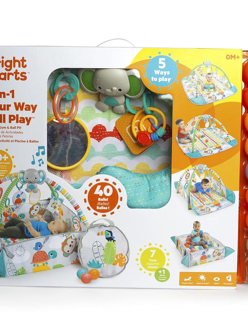 Load image into Gallery viewer, 5-In-1 Your Way Ball Play Activity Gym &amp; Ball Pit, Totally Tropical
