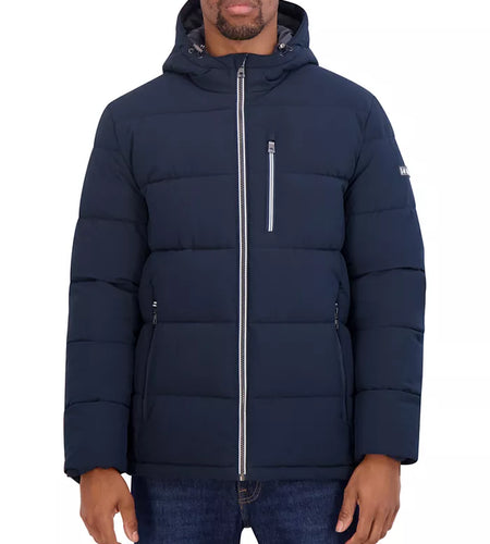 Men'S Quilted Hooded Puffer Jacket