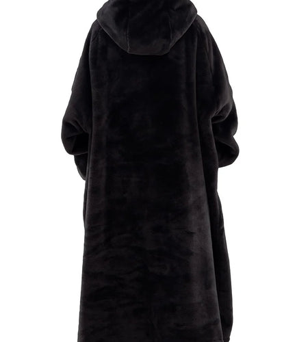 Wearable Blanket Hoodie Sweatshirt for Women and Men, Warm and Cozy Blanket Hoodie, Flannel Blanket with Sleeves and Giant Pocket