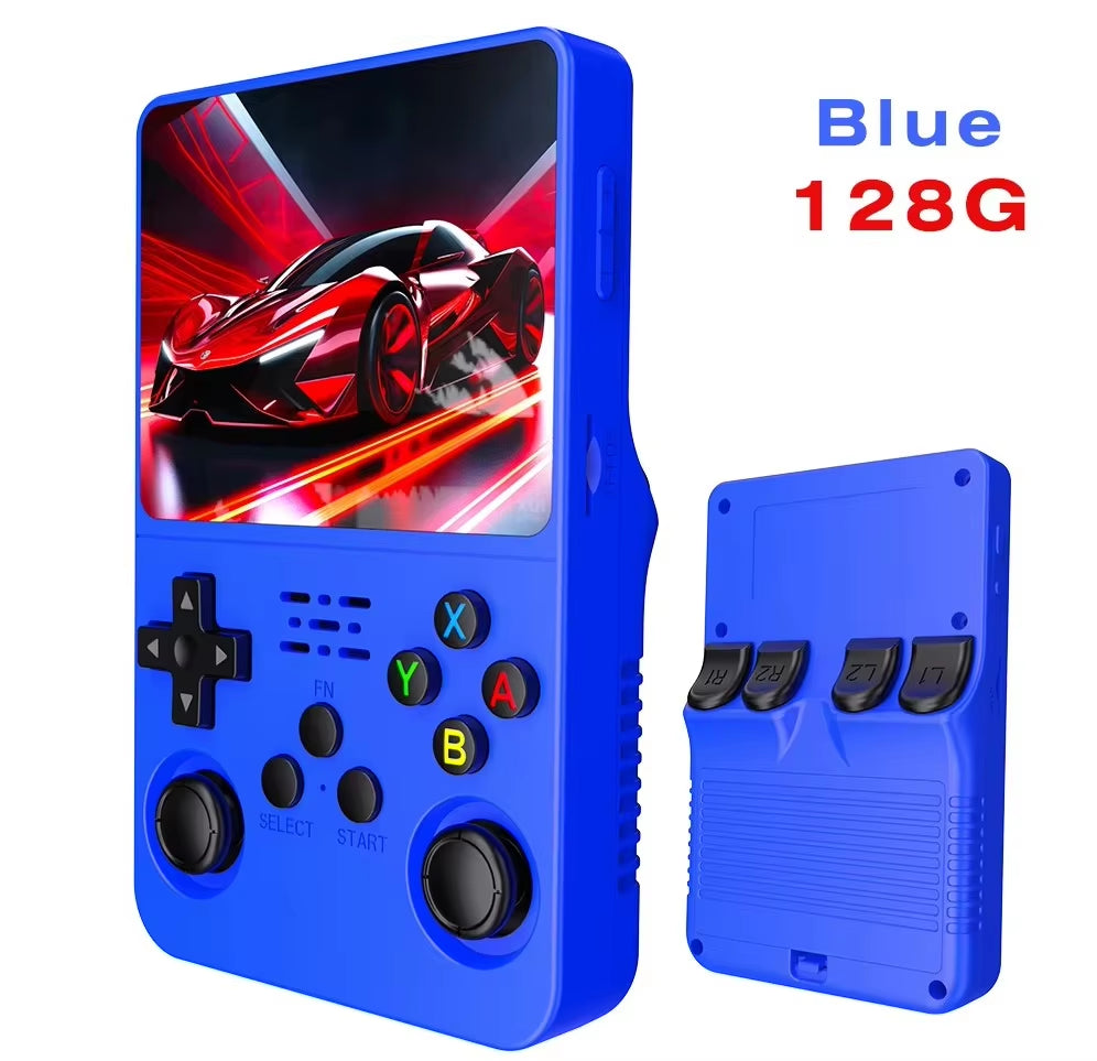 Open Source R36S Retro Handheld Video Game Console Linux System 3.5 Inch IPS Screen Portable Pocket Video Player 64GB 128G Games