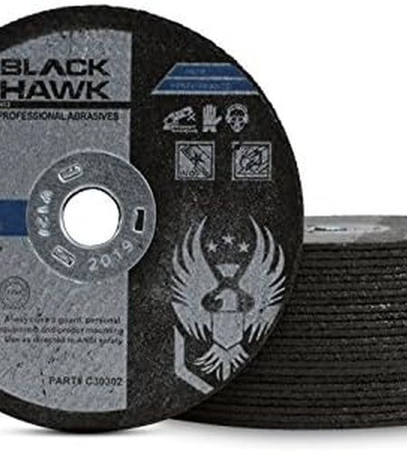 Metal and Stainless Steel Cut off Wheels for Die Grinders, 3” X 1/32” X 3/8” - 25 Pack