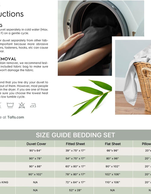 Load image into Gallery viewer, Bamboo Sheets King Size - 100% Bamboo Viscose Sheet Set - 400TC Bamboo Bed Sheets - 4 Pieces - 17” Deep Pocket - Silk Feel, Cooling, Anti-Static, Hypoallergenic (Cool White)
